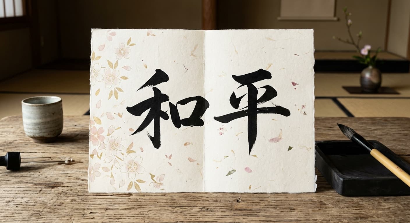 Japanese calligraphy (after)