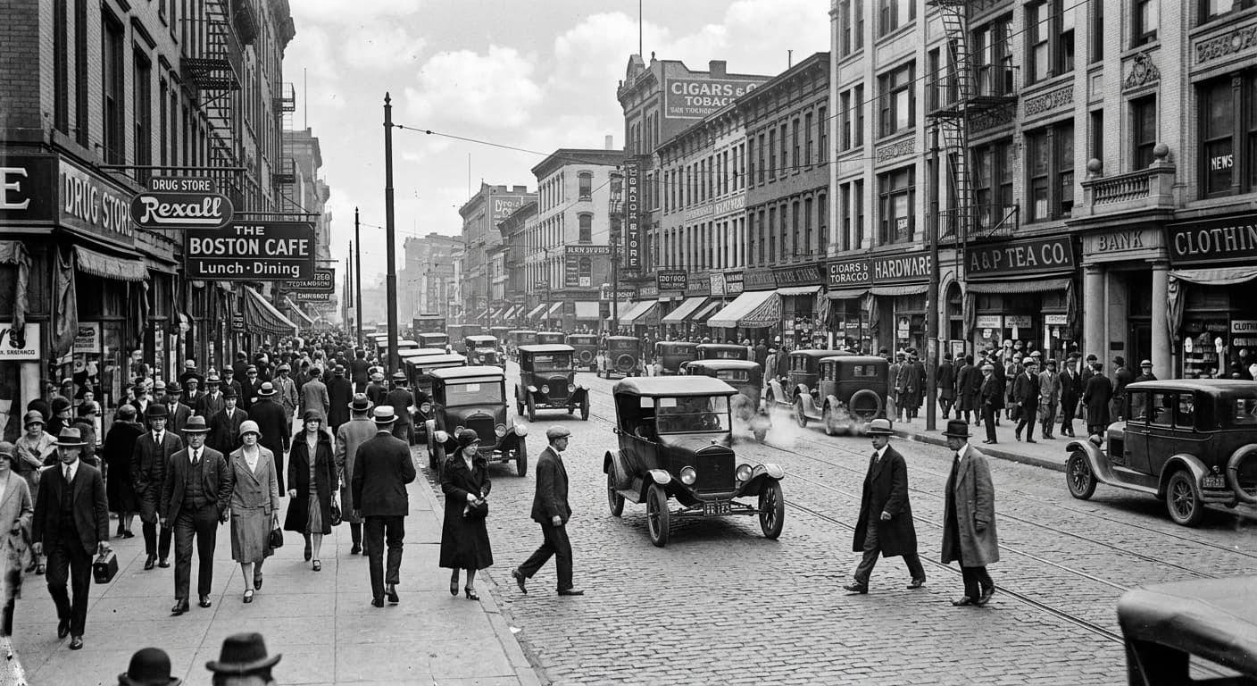 1920s street scene (before)