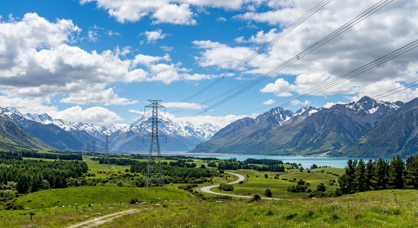 Landscape — power lines erased (before)