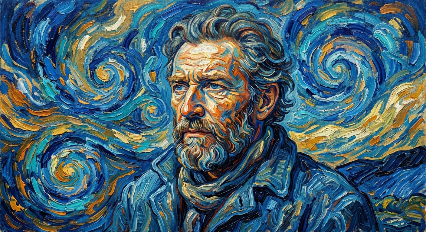 Portrait → Van Gogh (after)